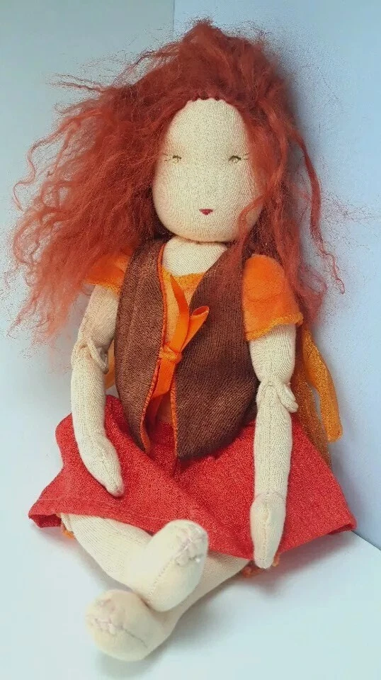 Kathy Kruse Tweela Doll Magic Cabin Fairy Autumn Cloth Jointed Red Hair 2019 12" - Image 1 of 4
