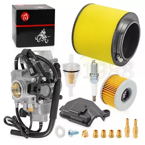 Carburetor & Air Filter For Honda Foreman Rubicon 500 TRX500 FA/FGA/FPA 2001-12 - Picture 1 of 6