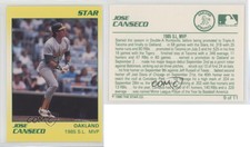 1990 Star Jose Canseco Yellow Jose Canseco #9