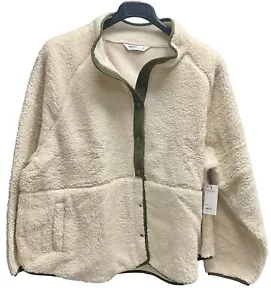 Women’s Sonoma Snap Through High Pile Fleece Sz 2X NWT - Picture 1 of 2