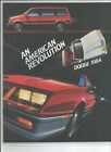 1984 Dodge  Diplomat,  Aries, 600, Omni, Conquest, Colt, Ram Pickup Brochure