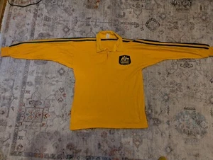 Australia Wallabies rugby jersey. No. 8. Late 80s/early 90s. Adidas. Mens 22. - Picture 1 of 9