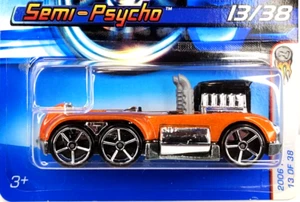 2006 1:64 Hot Wheels First Editions 13/38 Semi-Psycho Metallic Orange #013 - Picture 1 of 8