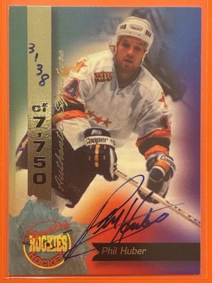 1995 Signature Rookies Phil Huber Signatures Auto /7750 #38 Hockey - Image 1 of 2