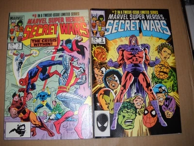 Secret Wars #2, #3 Bronze Marvel Comics Combine Ship! 10 Books / $5.00 - Image 1 of 4