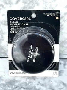 Covergirl Clean Professional 110 Translucent Light Loose Powder .7oz SEALED NOS - Picture 1 of 14