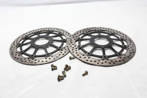Brake Discs Pair Front Left Right Perforated Floating Ducati 999 S 999S 03-04 - Picture 1 of 6