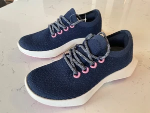 Women’s Size 7 Allbirds Tree Tree Dasher 2 (deep navy/basin pink) - Picture 1 of 6