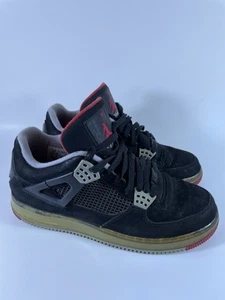 Nike Air Jordan 4 Fusion Bred Black Red Air Force 1 364342-061 Men's Size 10 - Picture 1 of 9