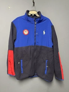 Polo Ralph Lauren 2022 Olympia Jacke Hybrid Fleece Pony Team USA Herren XXL - Bild 1 von 10