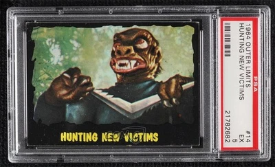 1964 Topps Bubbles Outer Limits Printed in USA Hunting New Victims #14 PSA 5 5f2 - Image 1 of 3