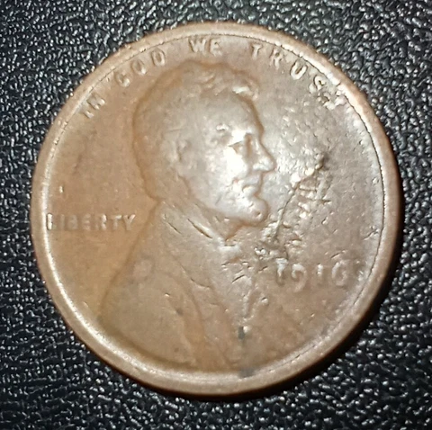 1916 LINCOLN CENT LAMINATION ERRORS ON OBVERSES LAMINATIONS #224 Cover