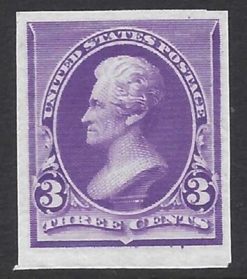 US Scott # 221P3 - Plate Proof on India Paper - MNGAI - XF              (P-7019) - Image 1 of 2