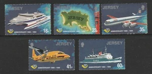 UK - JERSEY 1994 25th Anniversary of JERSEY POSTAL Administration set of 5 MNH - Picture 1 of 1