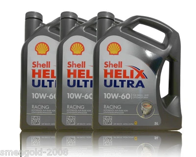 Shell Helix Ultra Racing 10W-60  3 x5   Liter  API SN/ CF  Motorenöl  - Bild 1 von 3