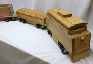 3 Large Wood COMMUNITY PLAYTHINGS, 1950's Train Cars Vintage - Picture 1 of 12