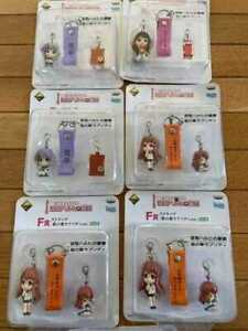 Haruhi Suzumiya strap key holder character goods new set of 6 from Japan