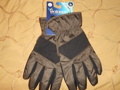 Isotoner Signature 男式时尚触摸屏深橄榄色 S/M 码全新 — 第 1/4 张图片