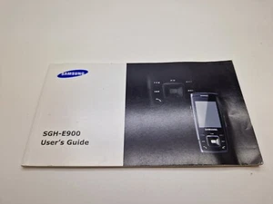 Guide de l'utilisateur Samsung SGH-E900 anglais neuf/ancien stock 3UKPOST - Photo 1 sur 4