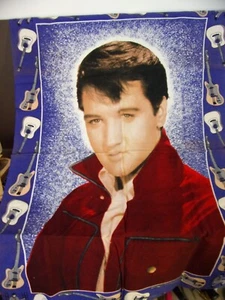 Vintage Elvis Presley Wall Hanging Tapestry 100% Cotton Made In Turkey - Picture 1 of 7