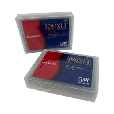Lot of 2 Sony QW 3080XLF 2 GB QIC-Wide Data Cartridge New - Image 1 of 4