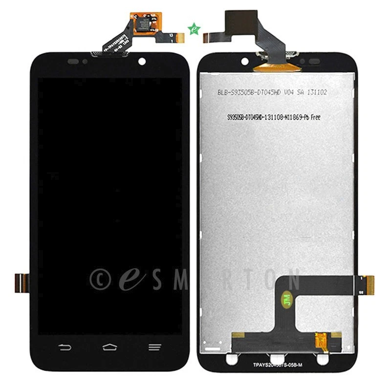 Digitalizador de tela sensível ao toque frontal fabricante de equipamento original + conjunto de display LCD Cricket ZTE Source N9511 - Imagem 1 de 1