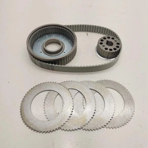 Norton Commando 750/850ccm Zahnriemenantrieb / Belt Drive Kit w. Plates - Picture 1 of 4