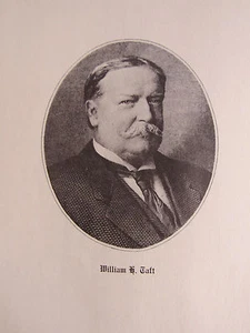 IMPRESIÓN DEL PRESIDENTE DE WILLIAM H. TAFT DE COLECCIÓN - PARECE LITOGRAFÍA - ¡BONITA CÓMPRALA AHORA!! - Imagen 1 de 5