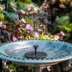 Solar Fountain Pump Powered Floating Bird Bath Water Garden Pond Pool Outdoor UK