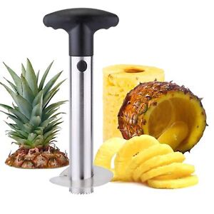 Pineapple Corer Slicer Stainless Steel Fruit Pineapple Peeler Cutter for Easy...