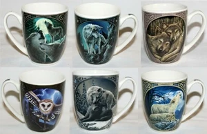 Kaffeetasse Kaffeebecher Tasse Motiv: Wolf Eule Wölfe Becher Lisa Parker Deko - Bild 1 von 35