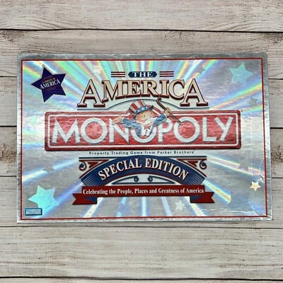 Monopoly The America Special Edition Game Parker Brothers Complete 2002 - Image 1 of 4