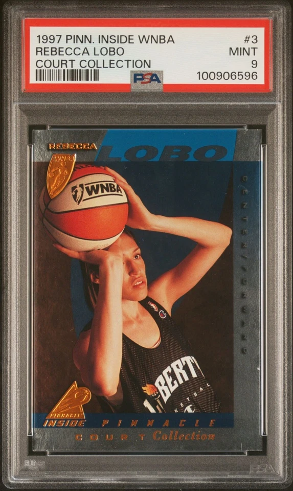 1997 Pinnacle WNBA Court Collection Rebecca Lobo PSA 9 - Image 1 of 1