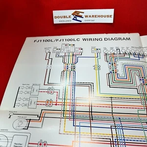 Yamaha FJ1100L / FJ1100LC Wiring Diagram - Picture 1 of 2