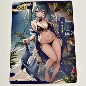 Hatsune Miku SSR SSR-009 Pink Beauties 2 Goddess Story Anime Card - Picture 1 of 2