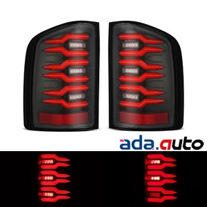 For 2007-2013 Chevy Silverado LUXX-Series LED Black Red Tail Lights Lamps Smoke - Picture 1 of 7