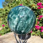 14lbs Green Fluorite Sphere Crystal W/ Rainbow Flashes | A Grade | 6630 Grams |