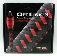 Audioquest OptiLink-3 1 meter Digital Toslink Fiber Optic Cable 