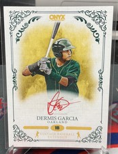 2022 Onyx Vintage Extended Dermis Garcia Red Ink Prospect Auto /25 A’s