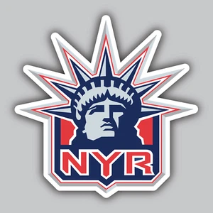 Pegatina/calcomanía de vinilo de los New York Rangers - Liga Nacional de Hockey de la NHL - Nueva York - Imagen 1 de 2