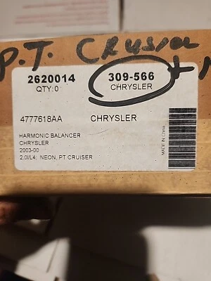 Harmonic Balancer for Chrysler PT Cruiser Dodge Neon Plymouth 00-03 2.0 L4 - Image 1 of 2