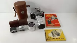 IHAGEE EXAKTA VX, obiettivo Steinheil 135 mm/2,8, Prism Finder, documenti - Foto 1 di 24
