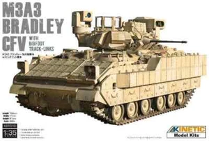 Kinetic 61016 M3A3 Bradley CFV With Bigfoot Track-Links Kit Montaggio 1/35 - Foto 1 di 1