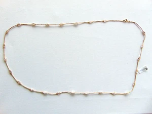 COLLANA RETE CON CRISTALLI MARQUISE ARGENTO 975 BAGNO ORO ( 90 CM) MADE IN ITALY - Imagen 1 de 2