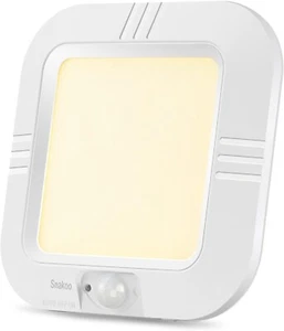 SNAKOO Motion Sensor LED Ceiling Light Battery Operated Indoor Motion Activated - Picture 1 of 7