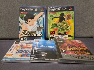 Dance Dance Revolution Dancing Stage Sealed Import Lot PS1/PS2 Japan UK Italian - Image 1 of 2