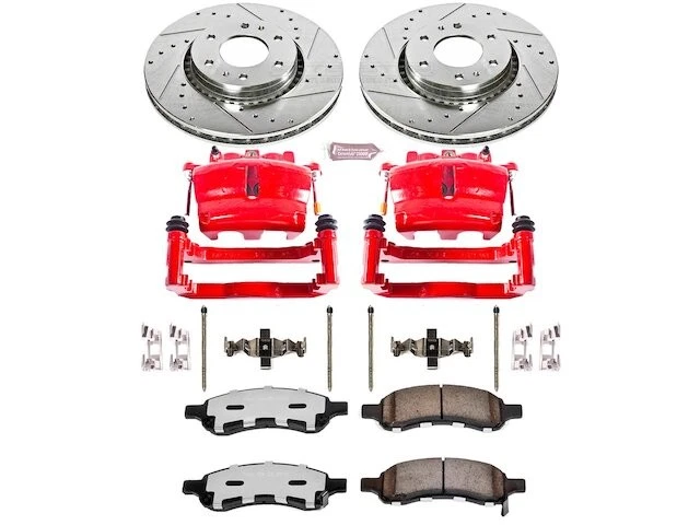 前刹车片和转子套件适用于 2006 - 2007 别克 Rainier 5.3L V8 ST397GG — 第 1/1 张图片