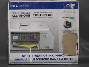 Brother - INKvestment Tank MFC-J4335DW Wireless  White/Gray ( Printer Only) - Picture 1 of 5