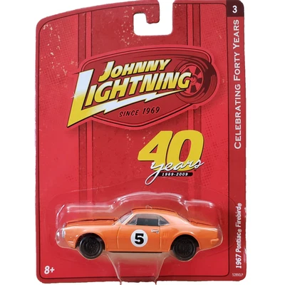 Johnny Lightning 40 Years 1967 Pontiac Firebird Diecast 1:64 Orange - Image 1 of 4