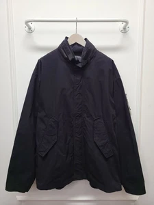 Stone Island x 22SS Supreme Black Cotton Cordura Shell Hooded Jacket 130779428 - Picture 1 of 6